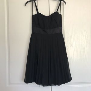 White House Black Market Strapless Pleated Dress